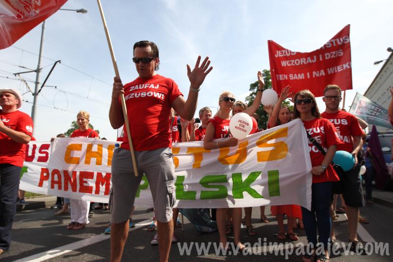 March for Jesus in Gdansk, Poland