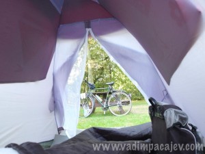 Pole namiotowe – kemping w Ronne, Bornholm