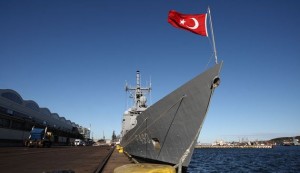 Turecka fregata TCG Gaziantep z wiyztą w Gdyni