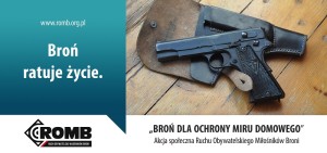 Broń do ochrony miru domowego – akcja billboardowa ROMB