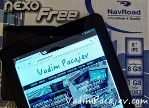 8 cali, GPS, 3G i … Yanosik – test tabletu Navroad Nexo Free