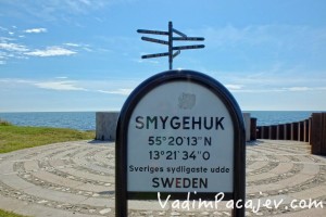 Co wspólnego ma najdalej na południe wysunięty punkt Szwecji  – Smygehuk z Umą Thurman ?