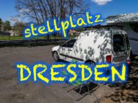 Wohnmobilstellplatz Dresden – parking dla camperów / stellplatz w centrum Drezna (Niemcy)