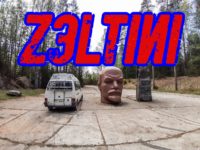 Łotwa: głowa Lenina znad… wyrzutni. Była sowiecka baza rakietowa w Zeltini.